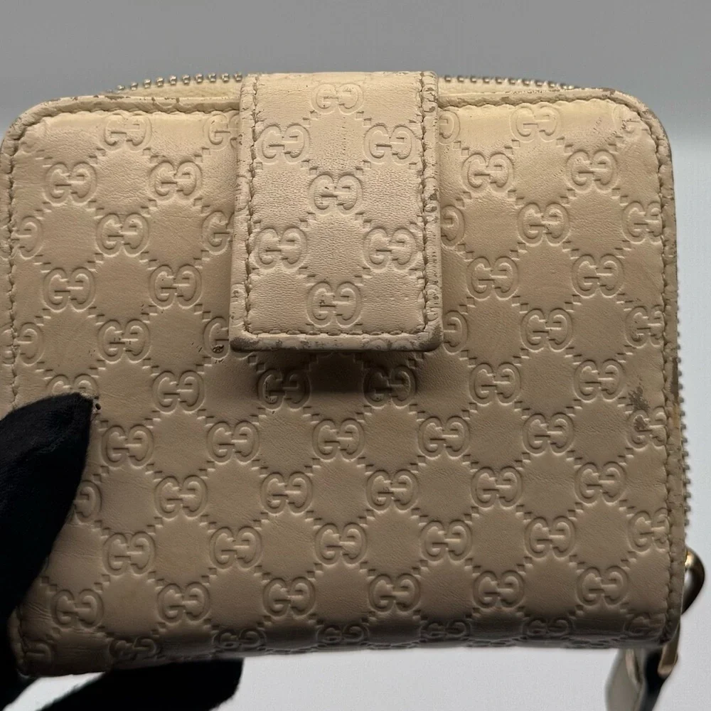 Micro GG Guccissima Bilfold Wallet | Overall Good Condition